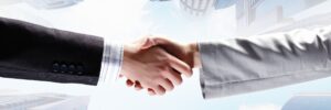 senior marketing insurance group handshake